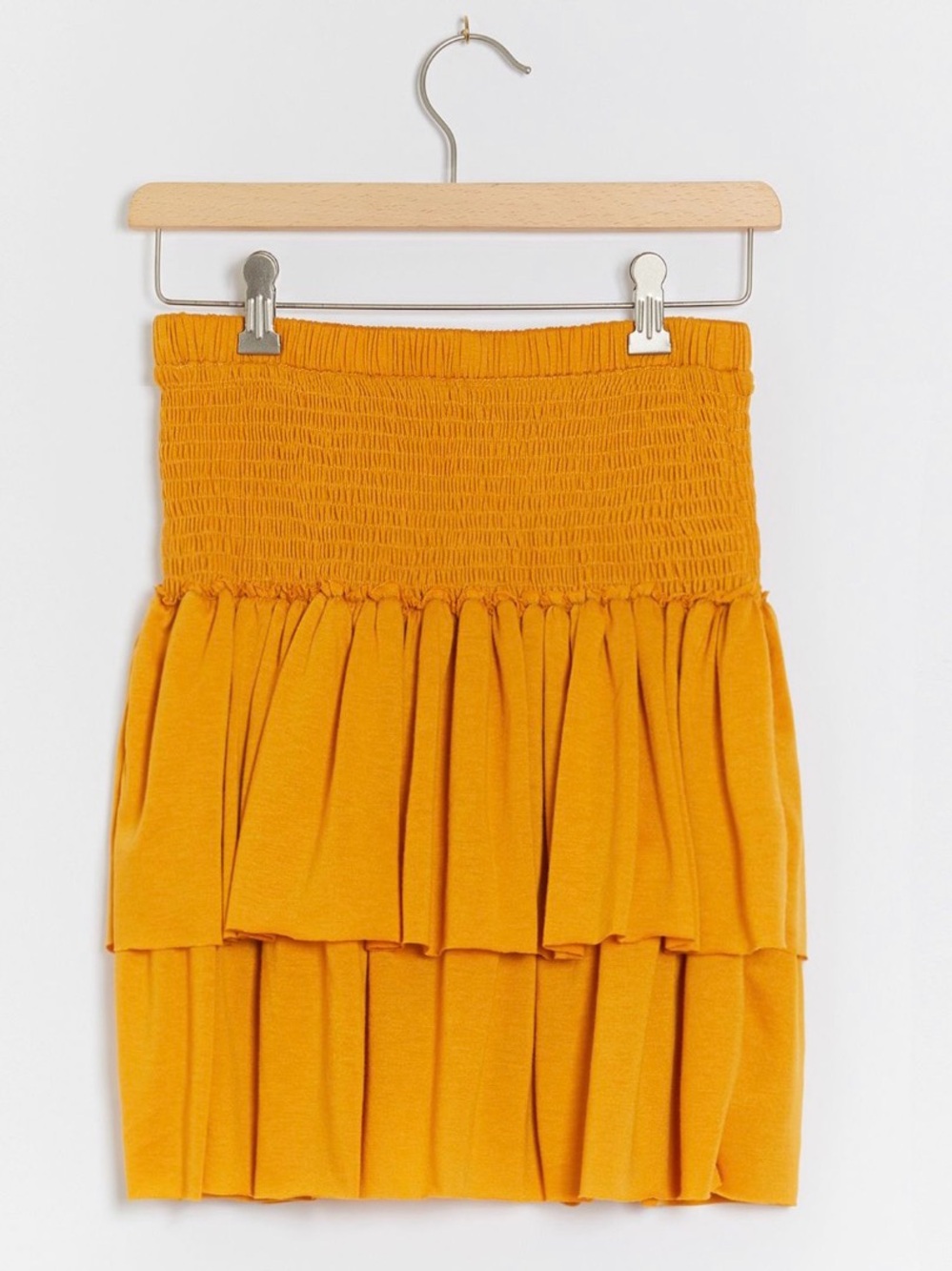 Anthropologie Smocked, Tiered Mini Skirt NWT!